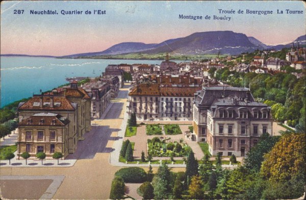 Neuchâtel, Quatier de l`Est